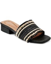 Easy Spirit - Graciela Raffia Block Heel Sandals - Lyst