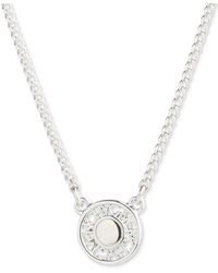 Givenchy - Logo Embossed Coin Pendant Necklace - Lyst
