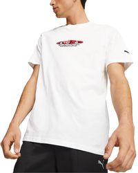 PUMA - Ferrari Race Embroidered Graphic T-shirt - Lyst