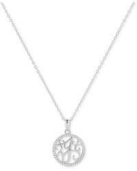 Giani Bernini - Cubic Zirconia Filigree Initial J Monogram 18" Pendant Necklace - Lyst