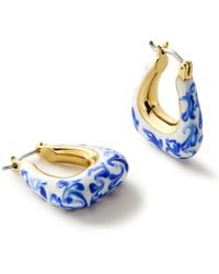 Ana Luisa - Statement Earrings - Dakota Marble Blue - Lyst