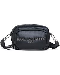 Karl Lagerfeld - Voyage Small Camera Crossbody Belt Bag - Lyst