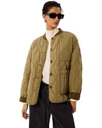 Whistles - Reversible Quilted Lightweight Jacket - Lyst