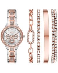 Folio - Three Hand Alloy Watch 34mm Gift Set - Lyst