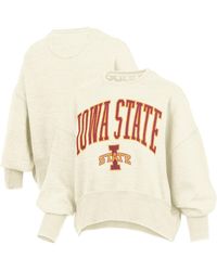 Pressbox - Iowa State Cyclones Oversized Waist-length Crewneck Sweatshirt - Lyst
