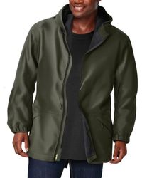 Kingsize - Big & Tall Fleece-lined Slicker Rain Coat - Lyst