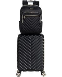 Kenneth Cole - Madison Square Hardside Chevron Expandable 2pc 20" Carry On luggage + Matching 15" Laptop Backpack Set - Lyst