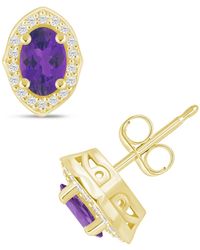 Macy's - Gemstone And Diamond ((1/5 Ct. T.w. - Lyst