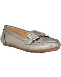 Calvin Klein - Lydia Embellished Slip-on Loafers - Lyst