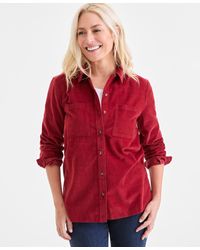 Style & Co. - Petite Cotton Corduroy Shirt - Lyst