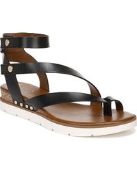franco sarto black gladiator sandals