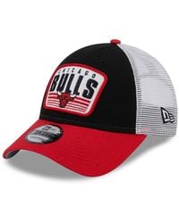 KTZ - Chicago Bulls Two-tone Patch 9forty Trucker Snapback Hat - Lyst