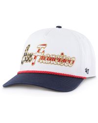 '47 - San Francisco 49ers Patriotic Overhand Hitch Adjustable Hat - Lyst