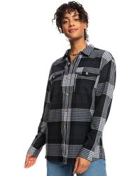 Roxy - Cotton Let It Go Plaid-print Flannel Shirt - Lyst
