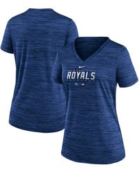 Nike - Los Angeles Dodgers Authentic Collection Velocity Practice Performance V-neck T-shirt - Lyst