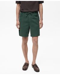 Mango - Denim Drawstring Shorts - Lyst