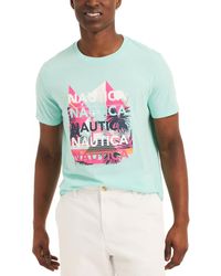 Nautica - Miami Vice X Short Sleeve Crewneck Graphic Tee - Lyst