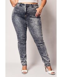 Slink Jeans - Plus Size High Rise Skinny Jeans - Lyst