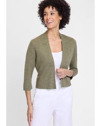 Olsen - Cropped Cardigan - Lyst