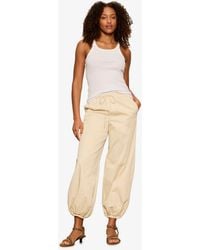 Sanctuary - Cropped Balloon Leg Pull-on Pants - Lyst