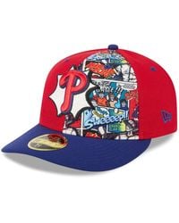 KTZ - Red/royal Philadelphia Phillies 2025 Mlb Diamond Hero Edition Low Profile 59fifty Fitted Hat - Lyst