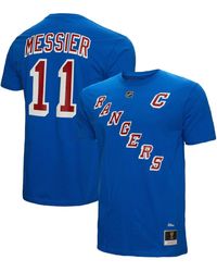 Mitchell & Ness - Mark Messier New York Rangers Name And Number T-shirt - Lyst