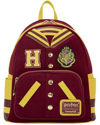 Loungefly - And Harry Potter Hogwarts Crest Varsity Jacket Mini Backpack - Lyst