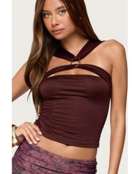 Edikted - Rivera Ring Cut Out Top - Lyst