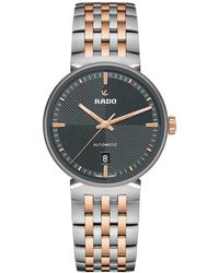 Rado - Swiss Automatic Florence Two-tone Stainless Steel Bracelet Watch 39mm - Lyst