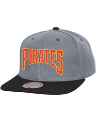 Mitchell & Ness - Pittsburgh Pirates Cooperstown Collection Basic Flip Snapback Hat - Lyst