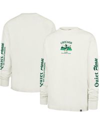 '47 - 47 Brand Chicago Cubs Quiet Please Foundationlong Sleeves T-shirt - Lyst