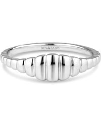 DEVATA - Ribbed Ring - Lyst