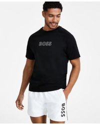 BOSS - Boss By Logo Graphic T Shirt Logo Print 6 Swim Trunks Created For Macys - Lyst