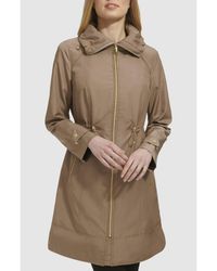 Cole Haan - Travel Packable Hooded Rain Jacket - Lyst
