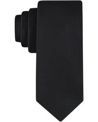 Calvin Klein - Silver-spun Solid Tie - Lyst