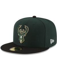 KTZ - Milwaukee Bucks Basic 2 Tone 59fifty Fitted Cap - Lyst