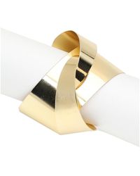 SOH - Plated Handcuff Contemporary Bracelet - Lyst