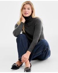 Charter Club - 100% Cashmere Turtleneck Sweater - Lyst