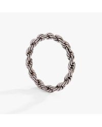ALEX AND ANI - Frozen French Rope Chain Ring - Lyst