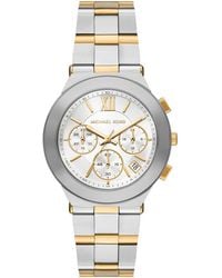 Michael Kors - Billie Quartz Chronograph Two-tone Stainless Steel Watch 37mm - Lyst