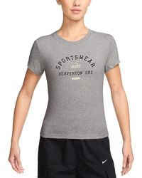 Nike - Sportswear Phoenix Slim-fit Short-sleeve T-shirt - Lyst