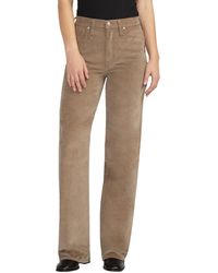 Silver Jeans Co. - Highly Desirable High Rise Trouser Leg Pants - Lyst