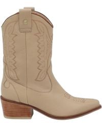 Stivali New York - Suede Leather Western Cowboy Booties - Lyst