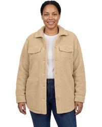 Woman Within - Within Berber Button-front Jacket - Lyst