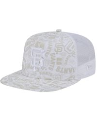 KTZ - San Francisco Giants Logo Dunes A-frame Trucker 9fifty Snapback Hat - Lyst