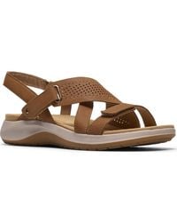 Clarks - Maelynn Gem Round Toe Sandals - Lyst
