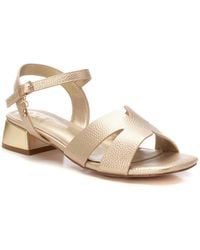 Xti - Block Heel Sandals By - Lyst