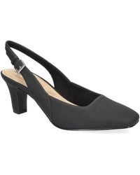 Easy Street - Ritsa Square Toe Slingback Pumps - Lyst