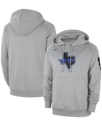 Nike - Distressed Dallas Mavericks 2023/24 City Edition Courtside Standard Issue Pullover Hoodie - Lyst