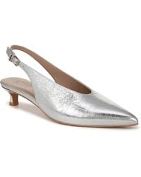 Naturalizer - Nicolette Pointed Toe Kitten Heel Slingback Pumps - Lyst
